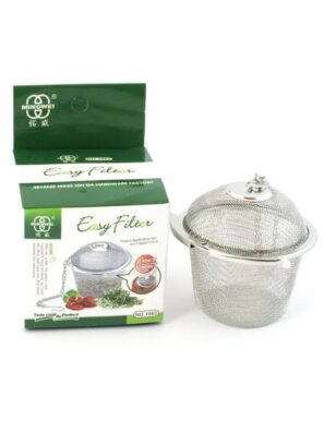 EASY FILTER  STAINLESS STEEL Easy Filter Easy Filter Steel Mini Tea Multipurpose Strainer for Green & Black Tea, Herbs Infuser Strainer