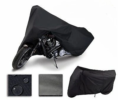 Bike Cover Full Size 70 - 125cc Motorcycle Motorbike Cover WaterProof Top Parking Cover - Image 2