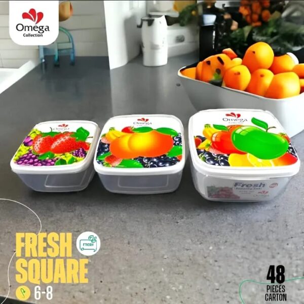 Food Storage Container Set 3 in 1 - Storage Box Plastic
